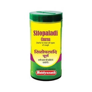 Baidyanath Sitopaladi Churna Útil en Sensación de Tos y Ardor en Pies Mano60g - Imagen 1 de 5