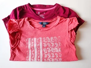 Girls T-shirts Polo Ralph Lauren Pink Large 12-14 Xersion Size Large 14 Active - Picture 1 of 20