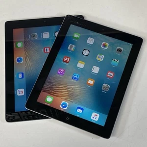 Lote de trabajo 2x iPad 3 16 GB Negro Wi-Fi + 4G Desbloqueado IOS Tabletas Apple - LEER - Imagen 1 de 22