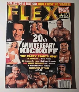 FLEX Magazine April 2003 20th Anniversary Edition w/ Poster Bodybuilding - Picture 1 of 7