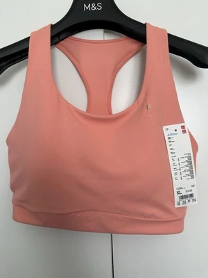 Uniqlo- Pink Wireless Bra Active- XL - Image 1 of 4