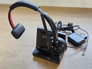 Poly W8210A DECT Wireless Headset mit Ladestation | Mono | Plantronics | Skype f - Bild 1 von 6