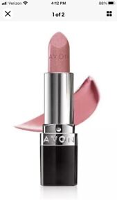 Avon True Color Lipstick TWINKLE PINK Shea Butter Vitamin E Moisturizing Shimmer
