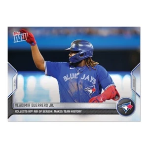 2022 Topps NOW #807 ⚾️ Vladimir Guerrero Jr ⚾️ Blue Jays ⚾️ Team RBI History - Picture 1 of 2