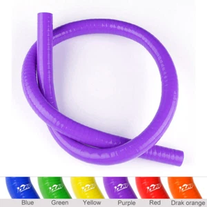 Purple STRAIGHT ID 3/4" 19mm 1 METER LONG PIPE SILICONE INTERCOOLER COUPLER HOSE - Picture 1 of 3