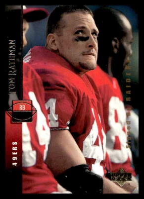 1994 Upper Deck #85 Tom Rathman   Los Angeles Raiders - Image 1 of 2