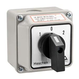 Universal Rotary Cam Selector Changeover Switch SZW26-20/D202.2D with Master ... - Picture 1 of 3