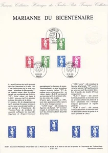 Document Philatélique 1er Jour : 35 1991 - Marianne du Bicentenaire - Picture 1 of 1