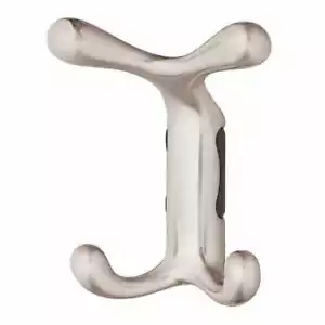 Sombrero y gancho para abrigo Hafele 843.81.600 níquel satinado, colección Lago di Como - Imagen 1 de 4