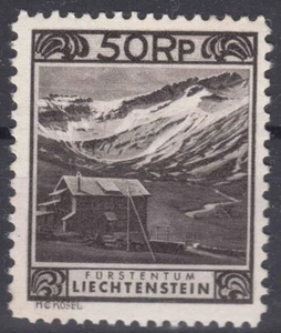 Liechtenstein 1930 Mi#102 C - perforation 11 1/2 : 10 1/2 mint hinged - Picture 1 of 1