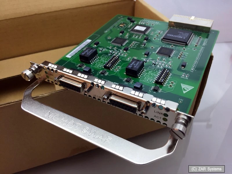 3Com Router Series 5000 2-port E1/CE1/PRI MIM 3C13765  Interface Module, NEU - Image 1 of 1