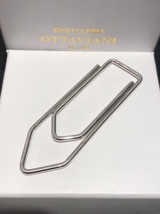 Fermasoldi in argento filo tondo-Gioielleria Ottaviani Roma dal 1894 - Imagen 1 de 2