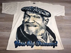 Vintage Sanford and Son T-Shirt 2XL Comedy Big Dummy Fred Sanford AOP Oversized - Picture 1 of 11