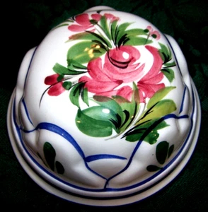 Lovely Italian Floral Designed Colorful Wall Plaque Mold - Picture 1 of 2