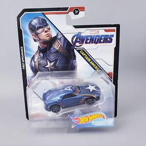 Hot Wheels Character Cars Marvel The Avengers Captain America