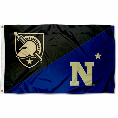 Army vs Navy House Divided 3x5 Flag Banner Cover