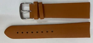 20mm Hamilton Genuine Leather Watch Strap Brown Neutral Buckle Rarity - Picture 1 of 2