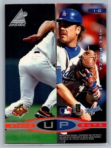 1998 Pinnacle Inside Stand up Guys 1-C & 1-D Mike Piazza / Tony Gwynn - HOF MT