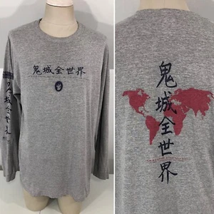 Vintage Anvil GHOST TOWN WORLD WIDE Shirt Mens XL T Shirt Tour Anime TV Movie - Picture 1 of 12