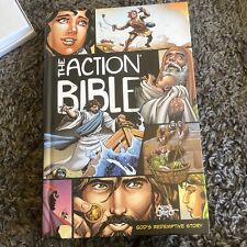 The Action Bible God's Redemptive Story Action Bible Series Hardcover Very Good