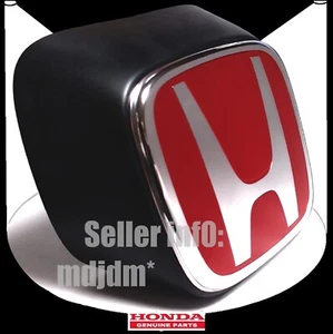 SAMEDAY SHIPPING. Authentic HONDA Front Red H emblem INTEGRA 05-06 DC5 ACURA RSX - Picture 1 of 4