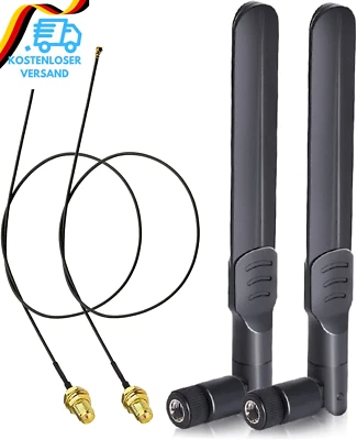BESUCHE DEN BINGFU-STORE Bingfu WLAN Antenne 2,4Ghz 5Ghz 5,8Ghz 8Dbi Rp-Sma-Stecker Antenne & 25Cm U.FL I