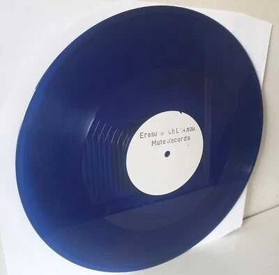 Erasure - Oh L'Amour - 1986 UK  12" Single Promo Blue Vinyl Mute White label - Image 1 of 4