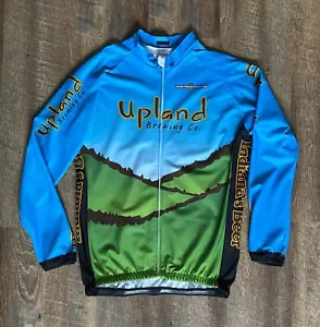 Upland Brewing Company Bike Cycling Jersey Men’s Size XL 2XL Bloomington Indiana - Picture 1 of 11
