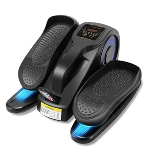 Under Desk Elliptical Machine, Adjustable Speeds Electric Trainer with Remote, - Picture 1 of 7