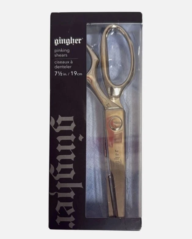 Gingher 7.5” / 19 cm PINKING Shears Knife Edge Scissors GENUINE!!! - Image 1 of 1