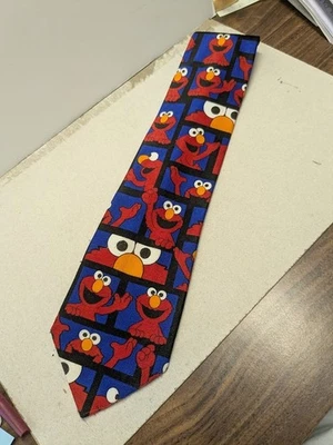 Corbata de cuello Elmo Sesame Street roja, azul y negra envío gratuito Be Cool obtén Elmo Foto 1 de 4