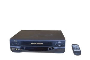 Vintage Philips Magnavox VCR VRZ255 Hi-Fi 4 Head VHS Player Recorder Remote 1998 - Picture 1 of 12