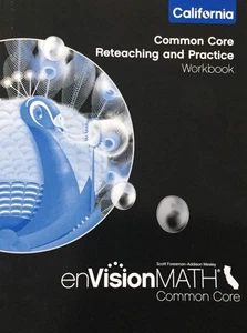 EnVision Math CA Common Core Reteaching and Practice Workbook Grade 5 Elemen... - Picture 1 of 1