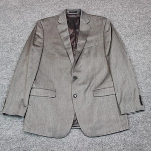 Lauren Ralph Lauren Suit Jacket Sport Coat Blazer 42L Gray Two Button - Picture 1 of 14