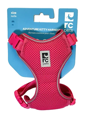 Juego de arnés y correa RC Pets Adventure Kitty - rosa frambuesa, tamaño mediano, NUEVO Foto 1 de 3