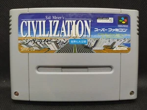 Civilization Sekai Shichi Daibunmei -NEW SAVE BATTERY -Super Famicom JP- SHVC-EQ - Picture 1 of 10