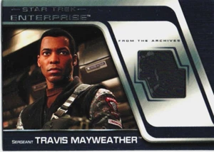 Star Trek Enterprise Staffel 4: C6 Spiegel Travis Mayweather Kostümkarte - Bild 1 von 1