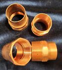 1-1/2" x 1-1/2"in  Copper Female & Male Adapter Sweat x Pipe  Thread Nibco PAIR