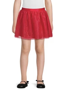 Girls Red Sparkling Dressy Layered Tulle Tutu Skirt Size XL 14/16 - Picture 1 of 1