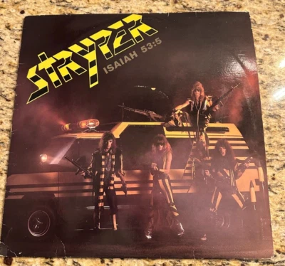 STRYPER ISAIAH 53:5 ORIGINAL ENIGMA  (72077-1) LIMITED WHITE VINYL LP - Image 1 of 4