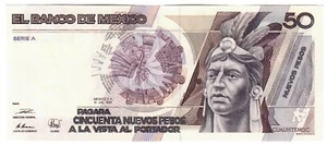 Mexico 50 Nuevos Pesos 1992 aUNC "Serie A" - Picture 1 of 2