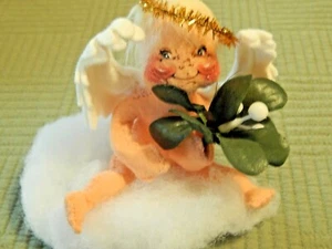 AnnaLee Mobilitee Doll Vintage Christmas Angel With Mistletoe - Picture 1 of 8