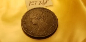 Great Britain 1866 Rare Farthing Farthing Coin Idkt51. - Picture 1 of 2