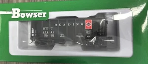 Bowser HO Scale RTR #43086 55 Ton Fishbelly Hopper Reading Anthracite Class Htr - Picture 1 of 5