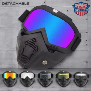 Dirt Bike Motorcycle Motocross UTV Protective PADDED Safety Riding Goggles Mask - Picture 1 of 23