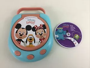 Disney Baby Carry Along Musical Toy CD Player 2018 Studio Fun Baby Minnie Mickey - Picture 1 of 6