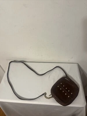 Bolso Bandolera Michael Kors Marrón Uptown Astor Hunter Tachonado Cuero Foto 1 de 4