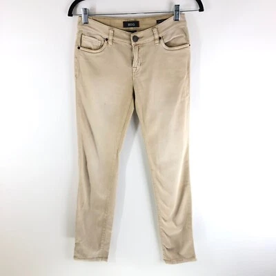 Pantalones BDG para mujer tiro medio cigarrillo tobillo ajustados elásticos beige talla 27x30 Foto 1 de 4
