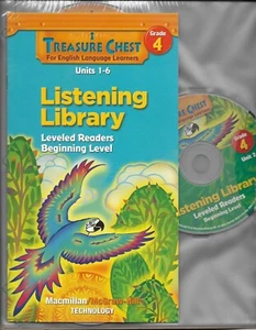 Listening Library Leveled Readers Beginning Level Audio CDs Units 1-6 Grade 4 - Picture 1 of 2