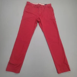 Ralph Lauren Polo Pants Mens 31 Red Salmon Chino Khaki Casual Comfort Stylish - Picture 1 of 9